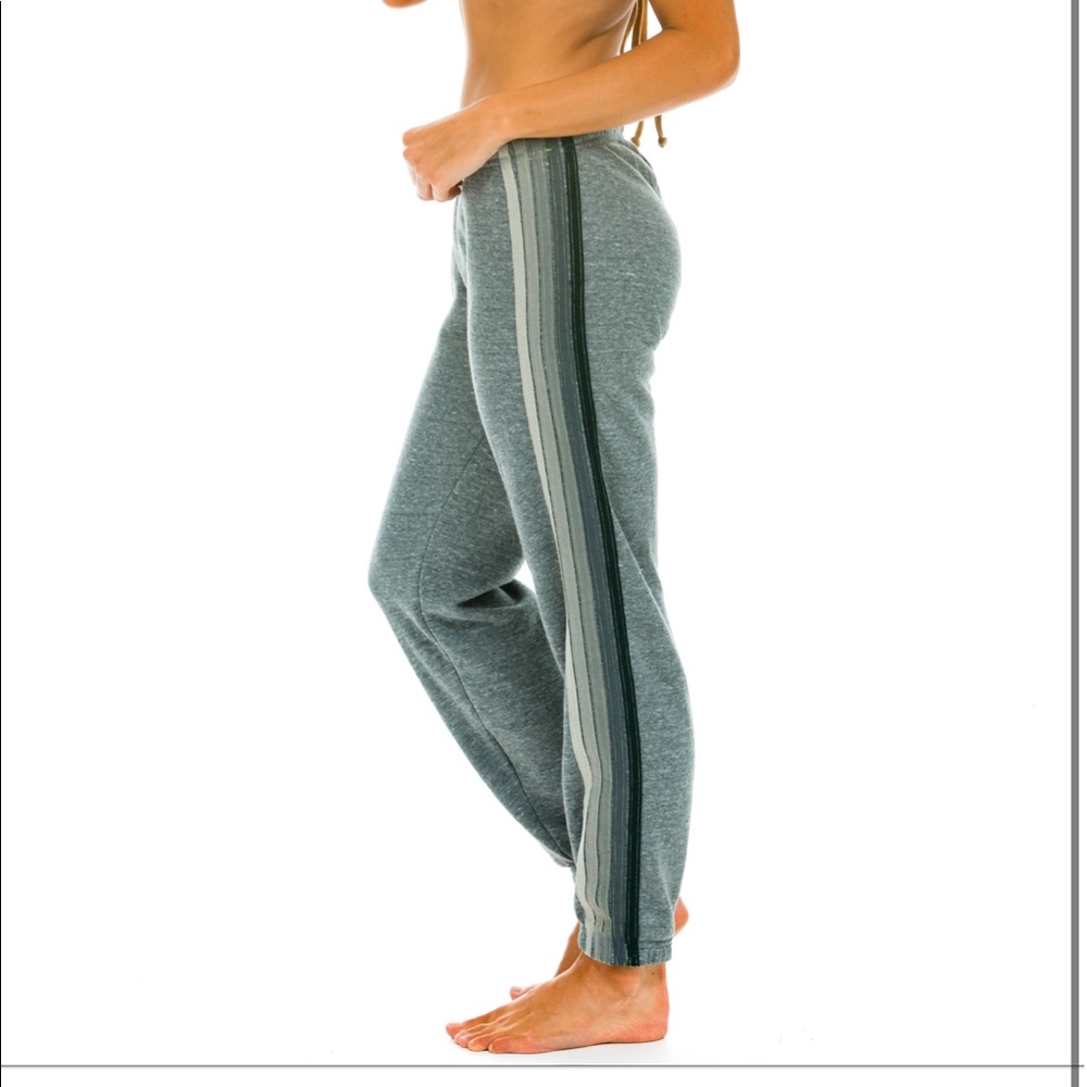 Aviator Nation 5 stripe sweatpants